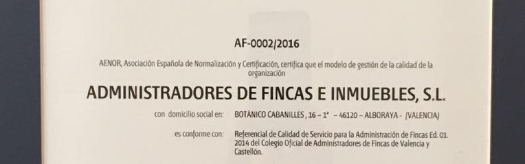 Administrador de fincas Certificado y Colegiado, todo son ventajas.